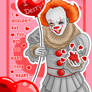 IT Pennywise Valentines Day Card