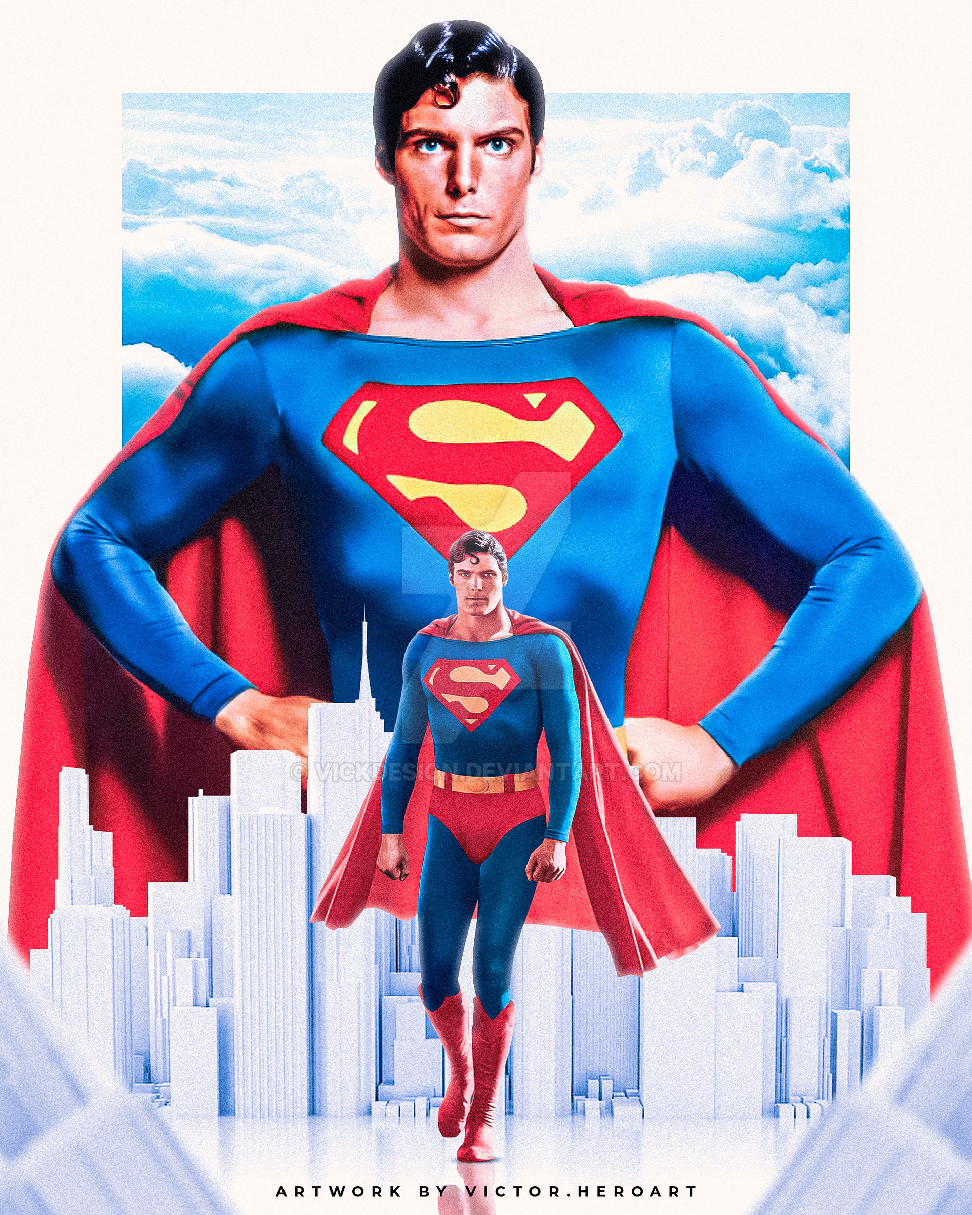 Tribute to Christopher Reeve ~ Superman by VickDesign on DeviantArt