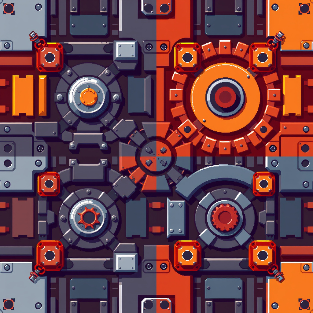 Mechanic Pattern Design Heavy mechanical and industrial geometric patterns by MagniAtuki on ...