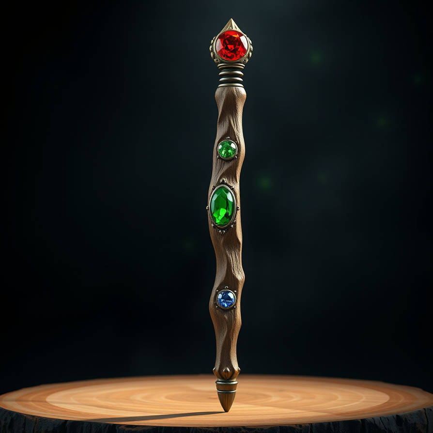 A specially constructed magical staff made out of