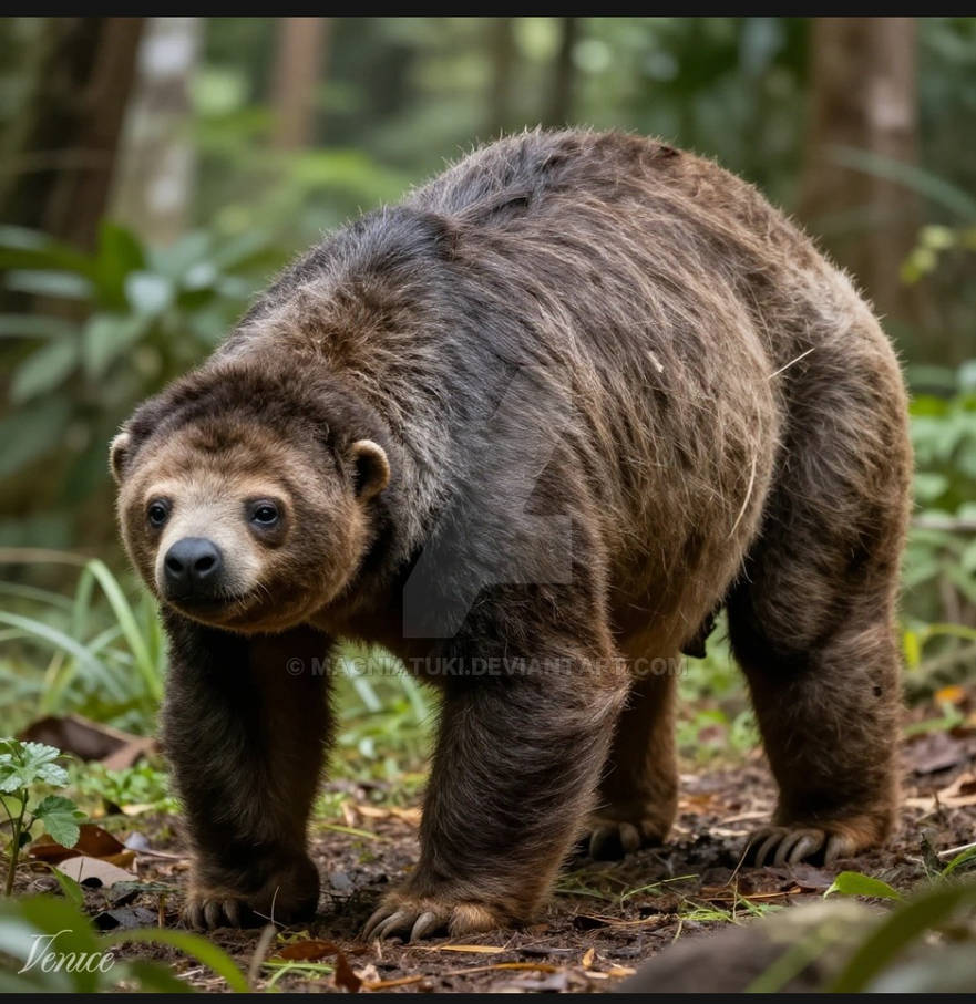 Slothzilla Megatherium, giant ground sloth by MagniAtuki on DeviantArt