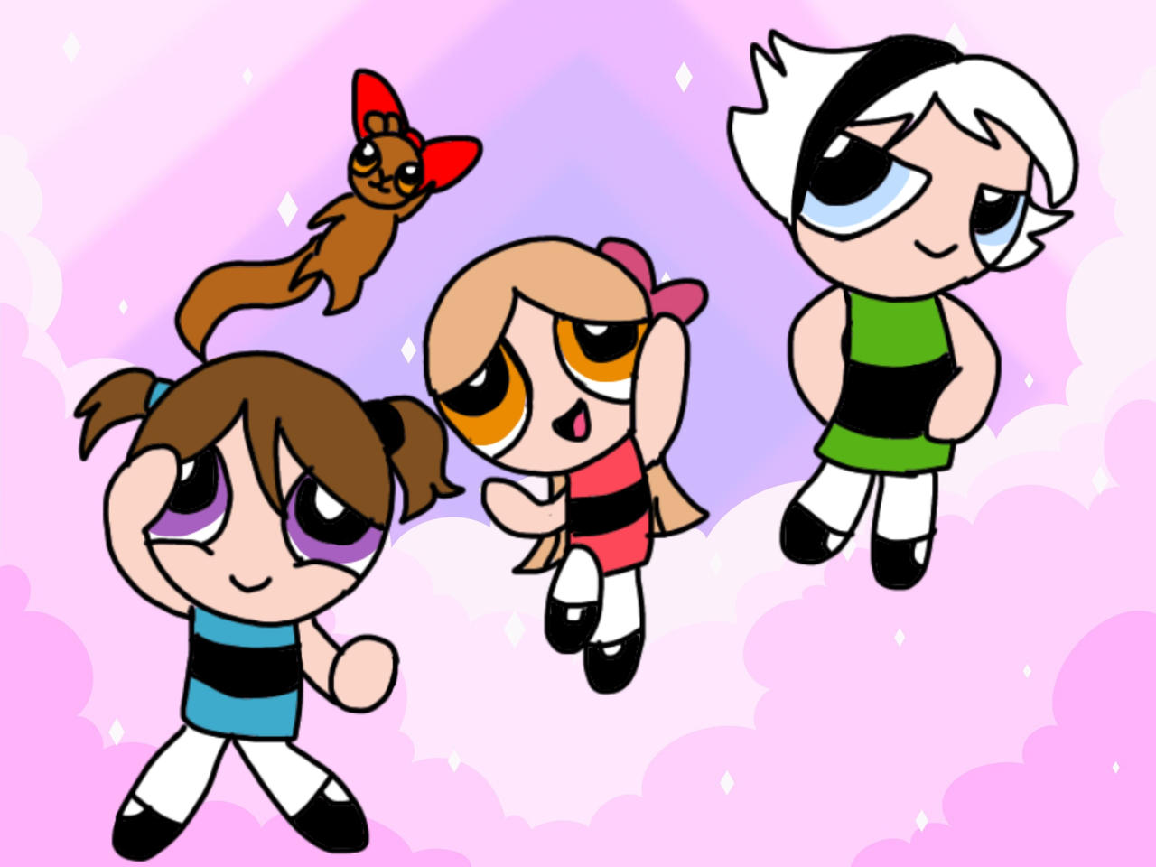 Powerpoff Deviantart The PowerPuff Temps by CKittyCosmos on DeviantArt