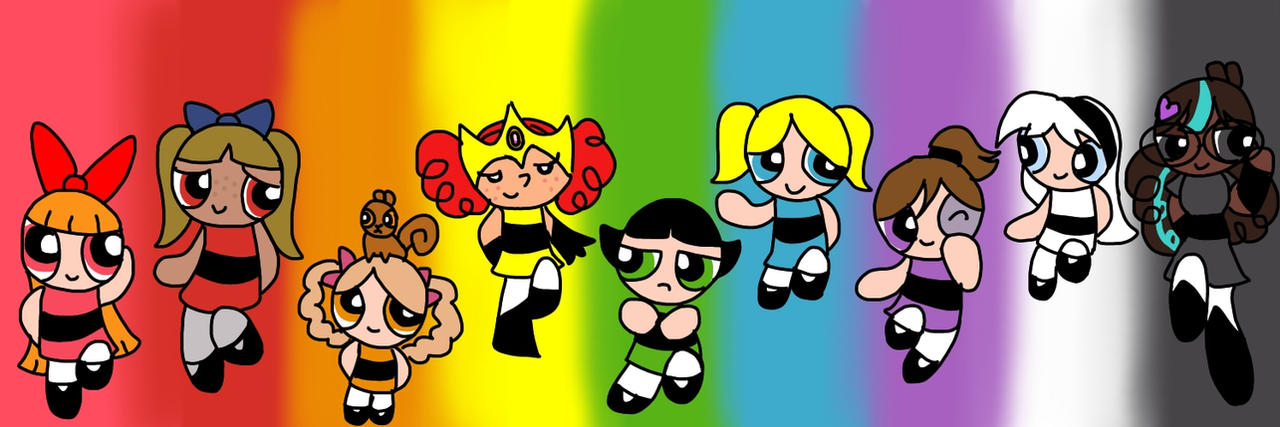 Ppg Rainbow Raspberry The PowerPuff Rainbow by CKittyCosmos on DeviantArt