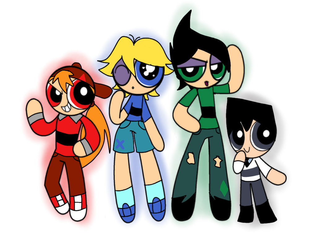 Older Rowdyruff Boys and Ken by CKittyCosmos on DeviantArt