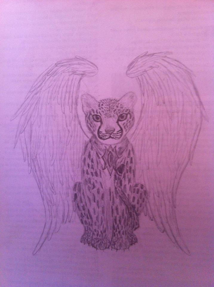 Winged Leopard Vector Winged leopard by animaniake on DeviantArt