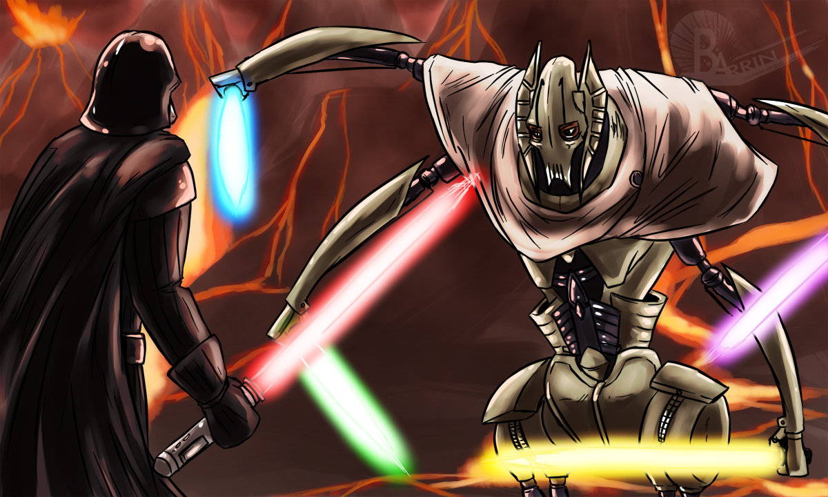 Fanart- Vader vs Grievous