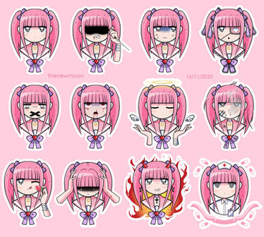 Menhera-chan Stickers by krysanteemu on DeviantArt