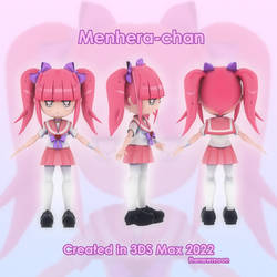 40pcs/ Pack Creative Cute Self-made Super Girl Menhera-chan