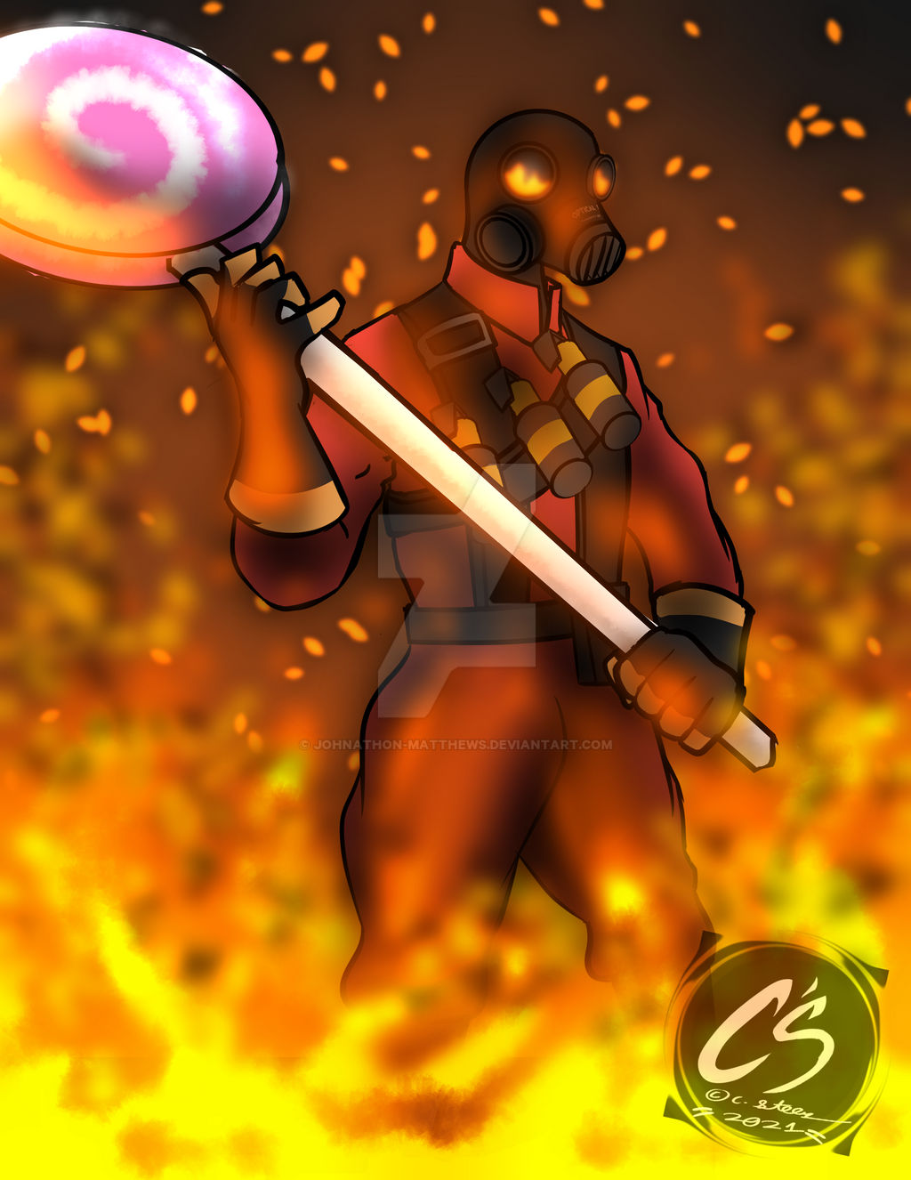 Pyflame Pyro Enflambe` by johnathon-matthews on DeviantArt