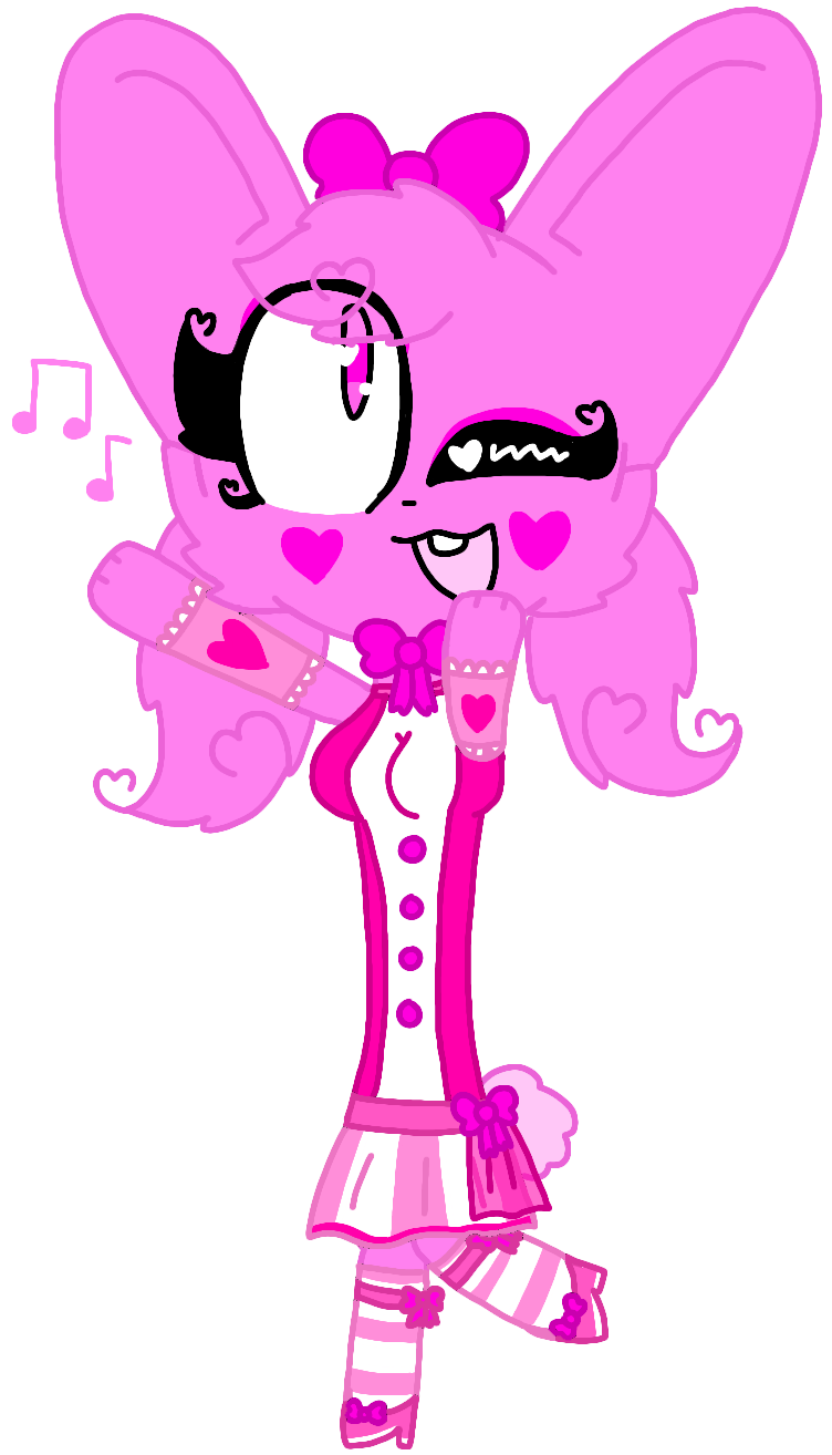 Pinki the female pink rabbit (PNG) by mammalAUPNGs on DeviantArt