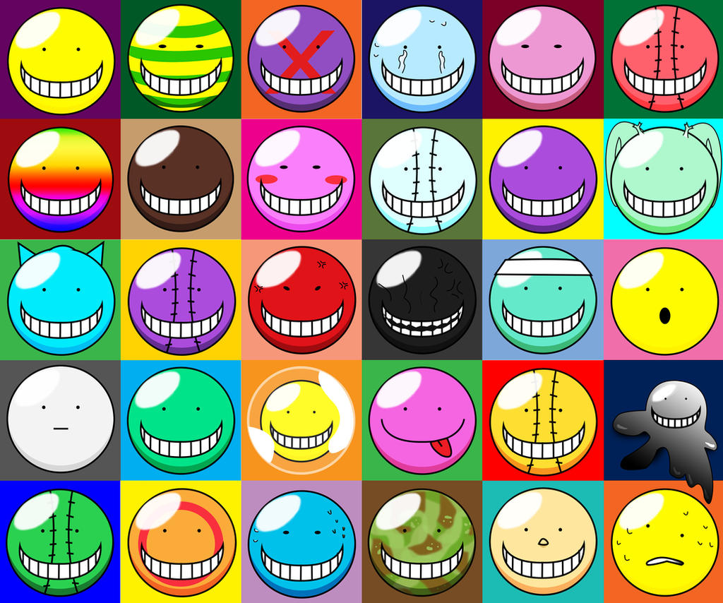 Faces Of KoroSensei By Still a fan On DeviantArt faces-of-korosensei-by-still-a-fan-on-deviantart