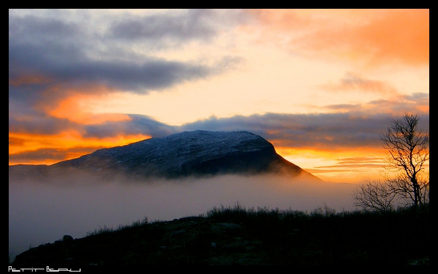 Sun Rising Over Mt.Sana