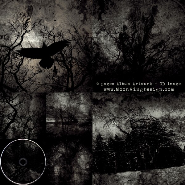 Kirkebrann Black Metal Norway full CD album cover