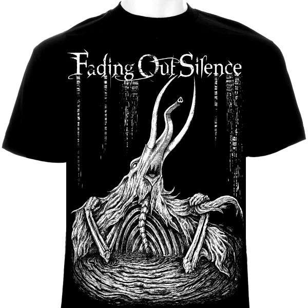 Fading Out Silence Metal USA hand-drawn tshirt art