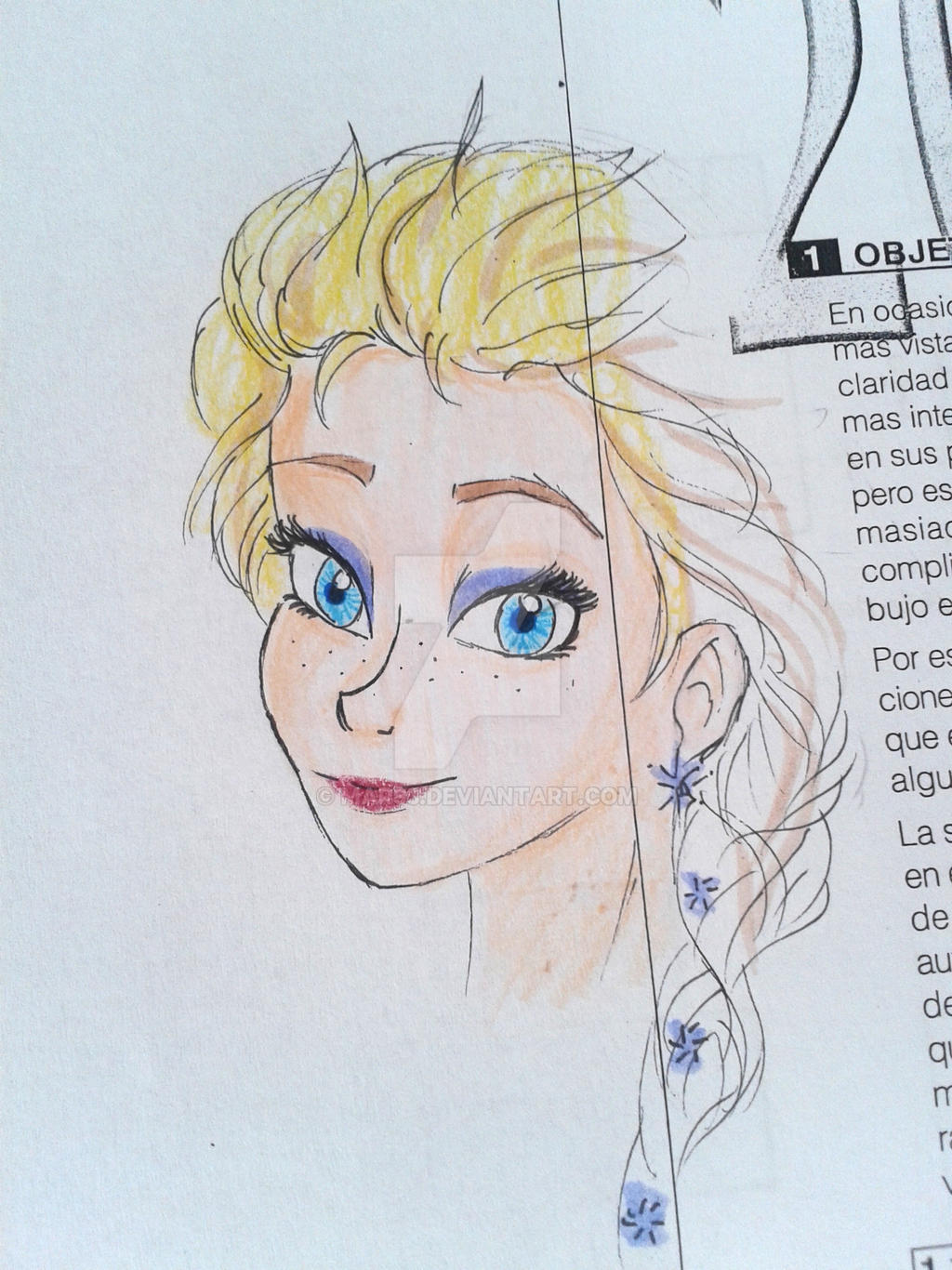 elsa doodle