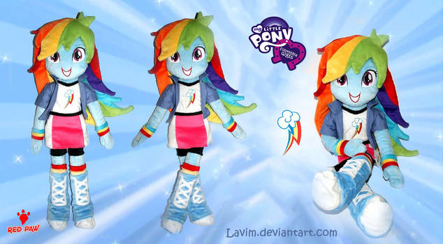 Equestria Girls - Rainbow Dash - Plush Doll