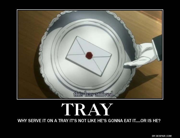 Tray.