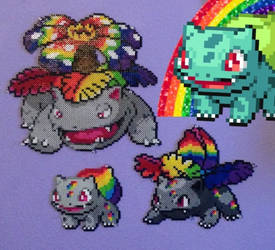 Bulbasaur, Ivysaur, Venusaur