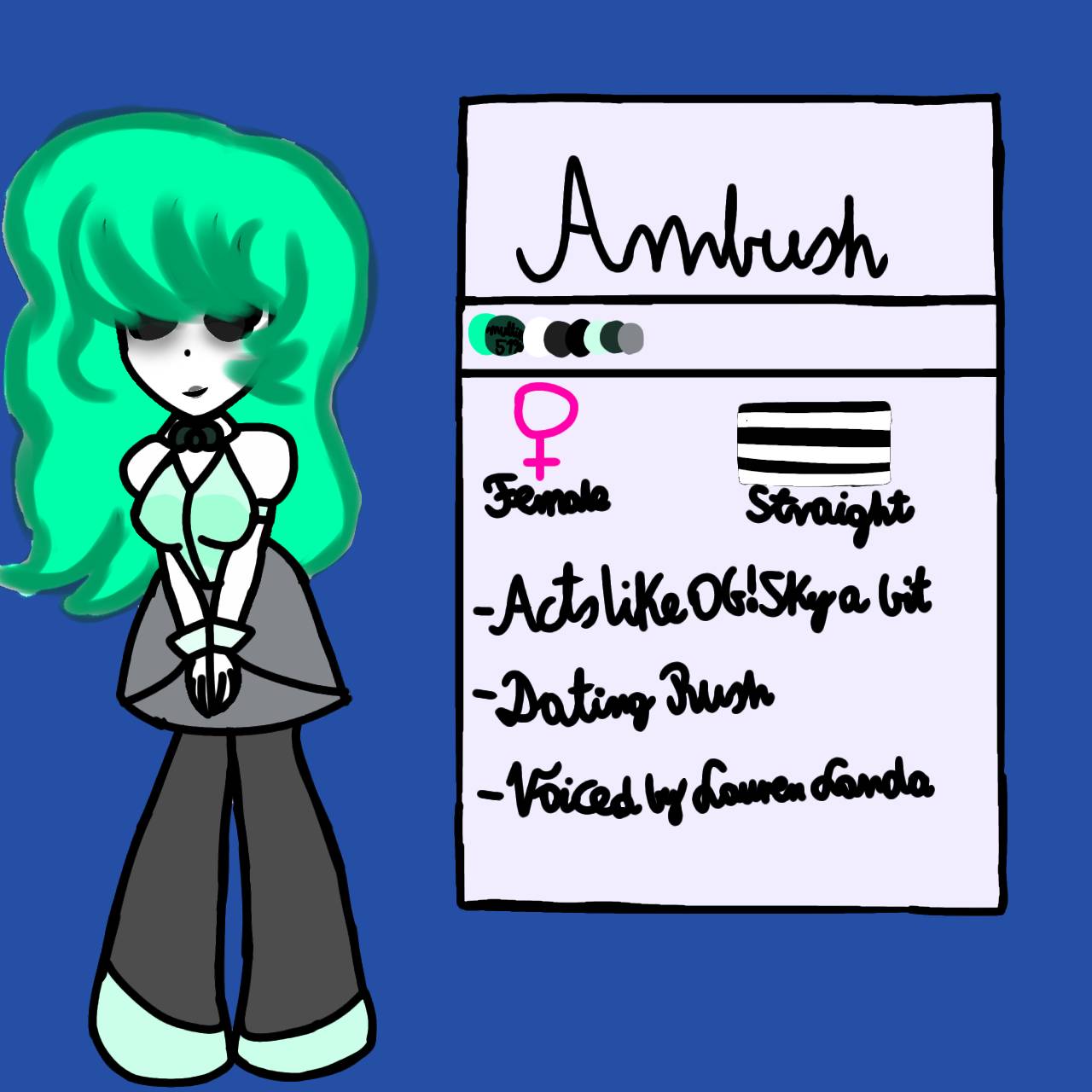 Roblox Doors]Human!Ambush Redesign by MissDariaChan on DeviantArt