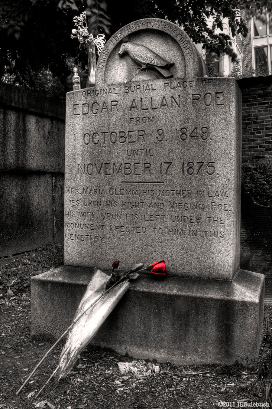 Edgar Allan Poe Original Grave