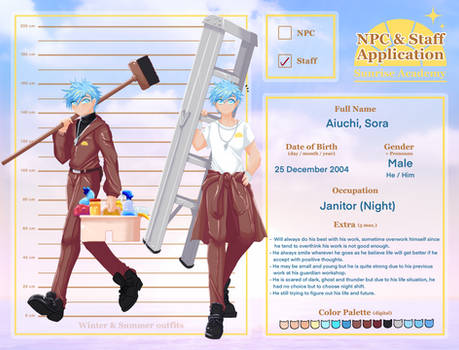 SRA : Janitor (Night) - Aiuchi Sora