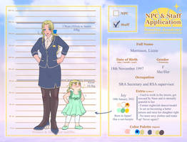 SRA: Secretary and RSA Manager - Lizzie Morrisson