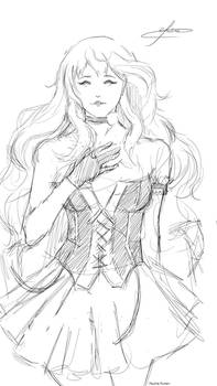 10 minutes sketch - Sheryl Nome