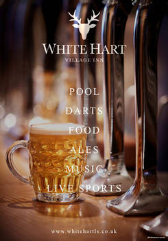 The White Hart Advert