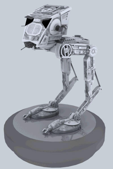 At St Deviantart StarWars ATST. Scout walker by akdesignstudios on DeviantArt