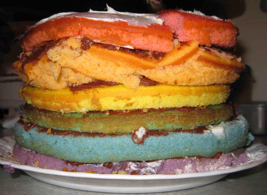 Rainbow Cake of Failure by VigilantMeadow on DeviantArt