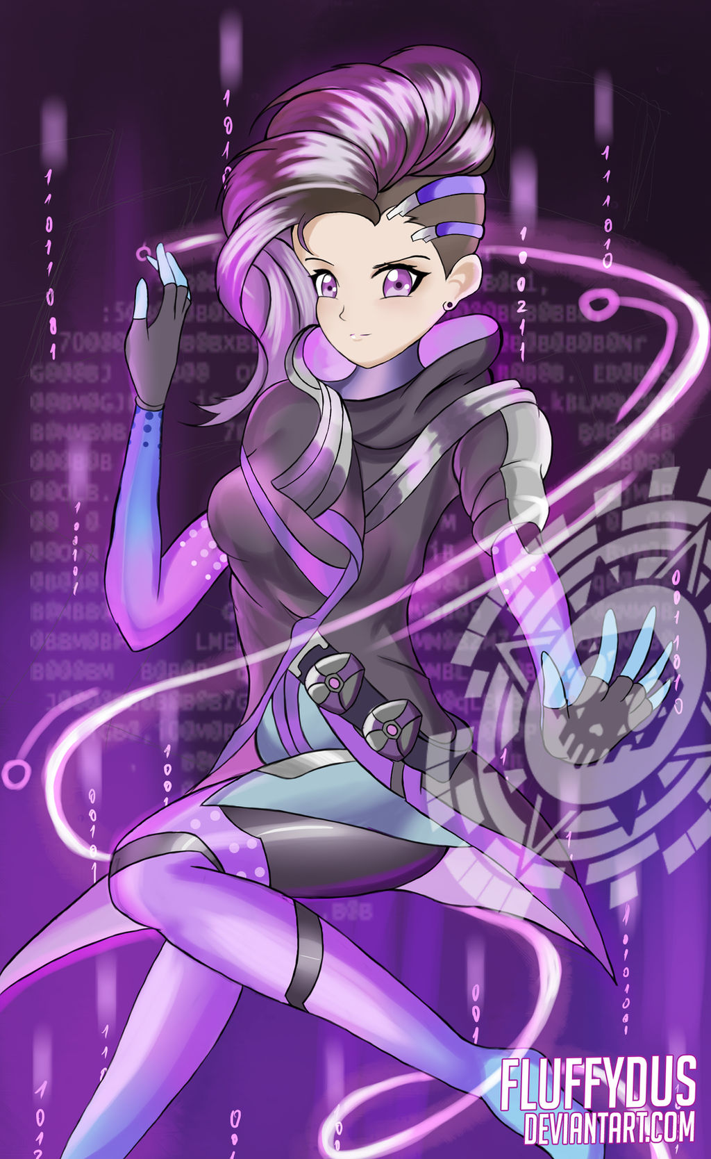 Sombra (Overwatch) by FluffyDus on DeviantArt Sombra (Overwatch) by FluffyDus on DeviantArt