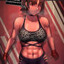 Makoto after workout