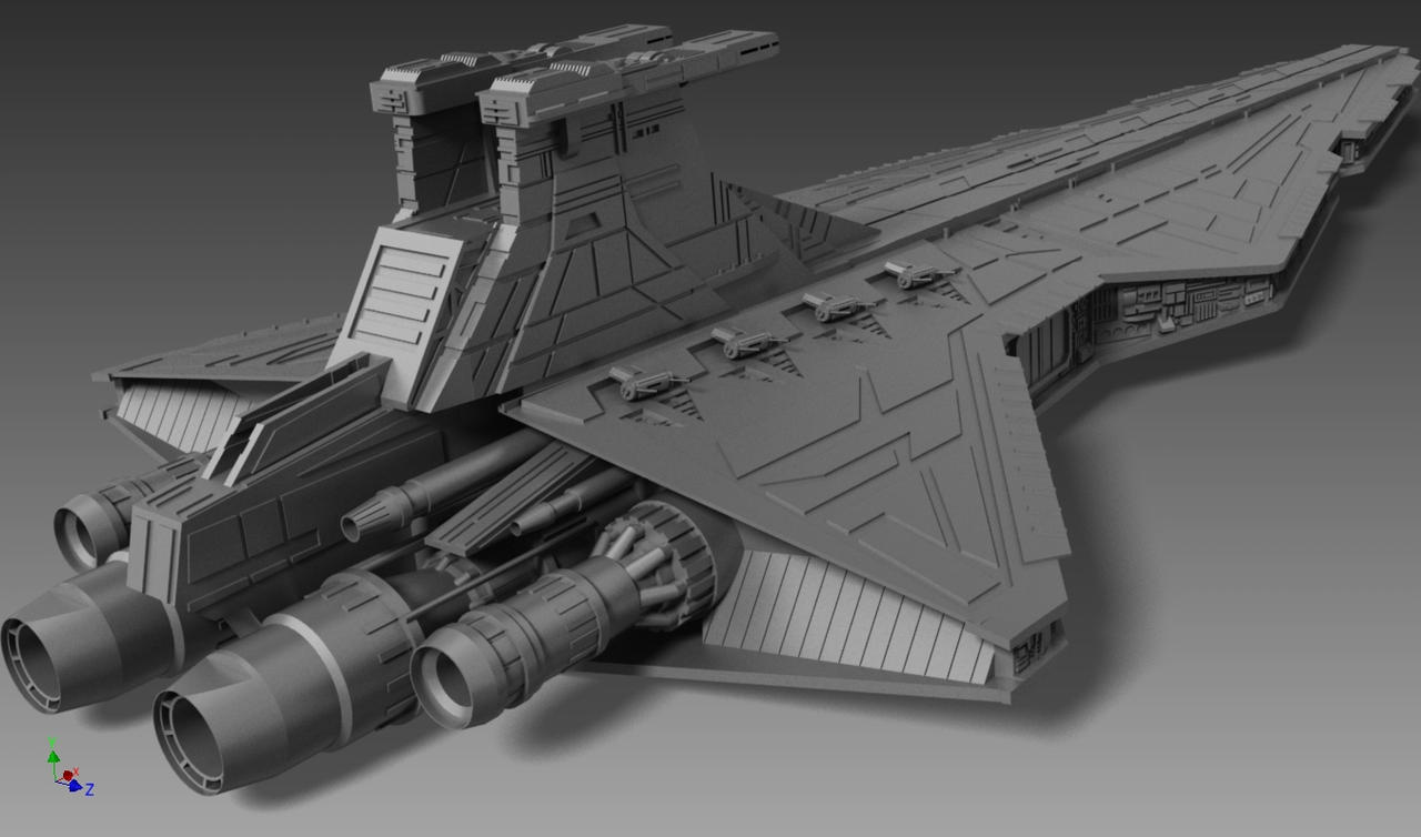 Venator Class Star Destroyer By Exoticctofu On Deviantart