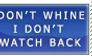 Do Not Watch Back :Stamp: