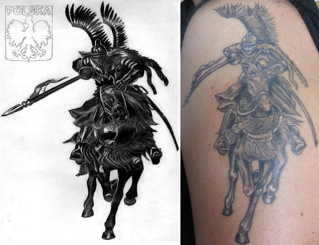 Polish Winged Hussar + tattoo by EwaBlackWidowVsHare on DeviantArt