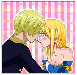 Sanji x Lucy Pocky