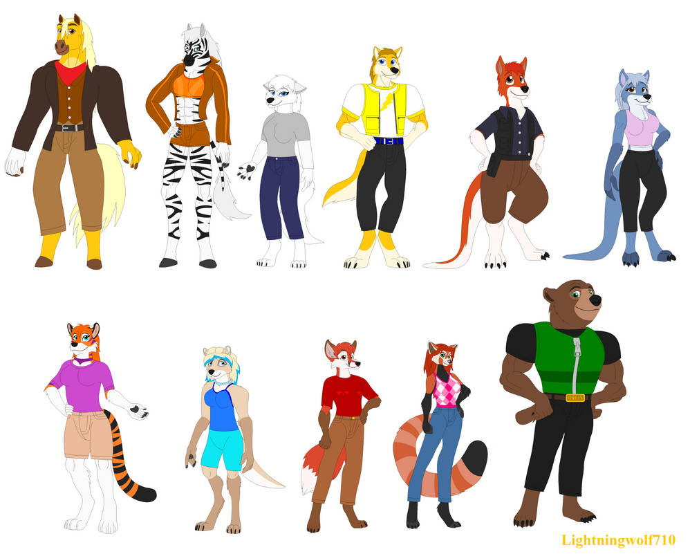 Animal Force Less Animal Force 10 - Main Team by Lightningwolf710 on DeviantArt