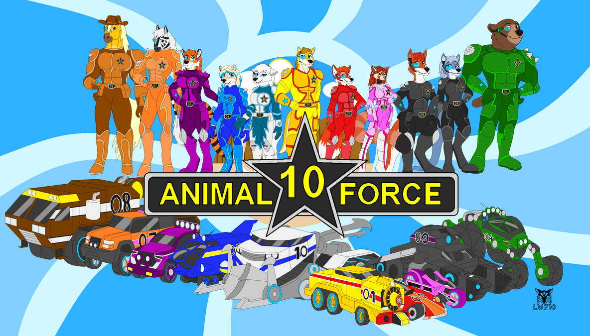 Animal Force Less Animal Force 10 - Logo by Lightningwolf710 on DeviantArt