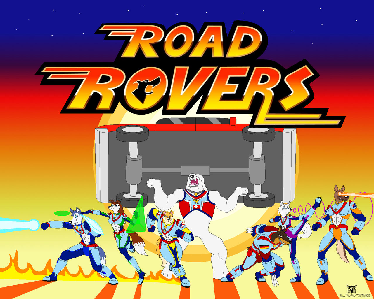 Road Rovers reboot - Promo Pic by Lightningwolf710 on DeviantArt