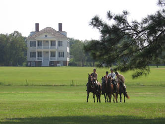 Patrolling the grounds