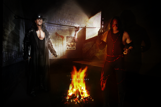 Wallpapers UnderTaker and Kane