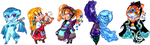 Here be some Legend of Zelda ladies by suzux
