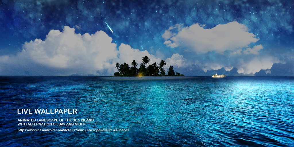 Android Live Wallpaper Tablet: Island in the sea by Atonik on DeviantArt