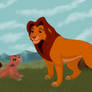 Simba and Kiara cub