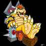 Bowser puts his feet up