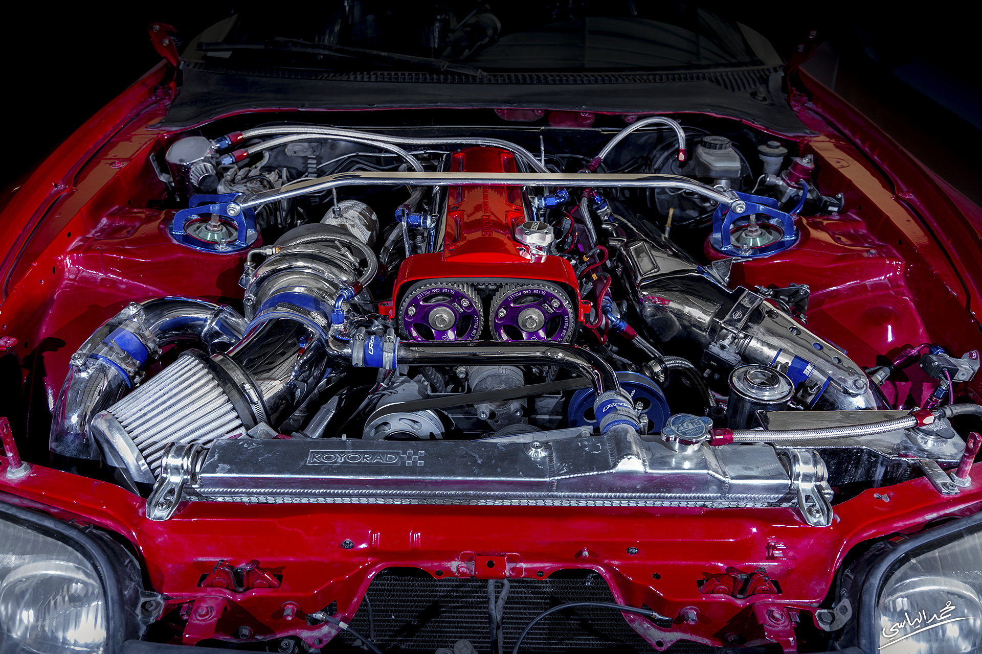 Toyota Supra Mk4 2Jz Engine : MK4 Supra 2JZ-GTE Engine Bay Dress Up Bolt Ki...