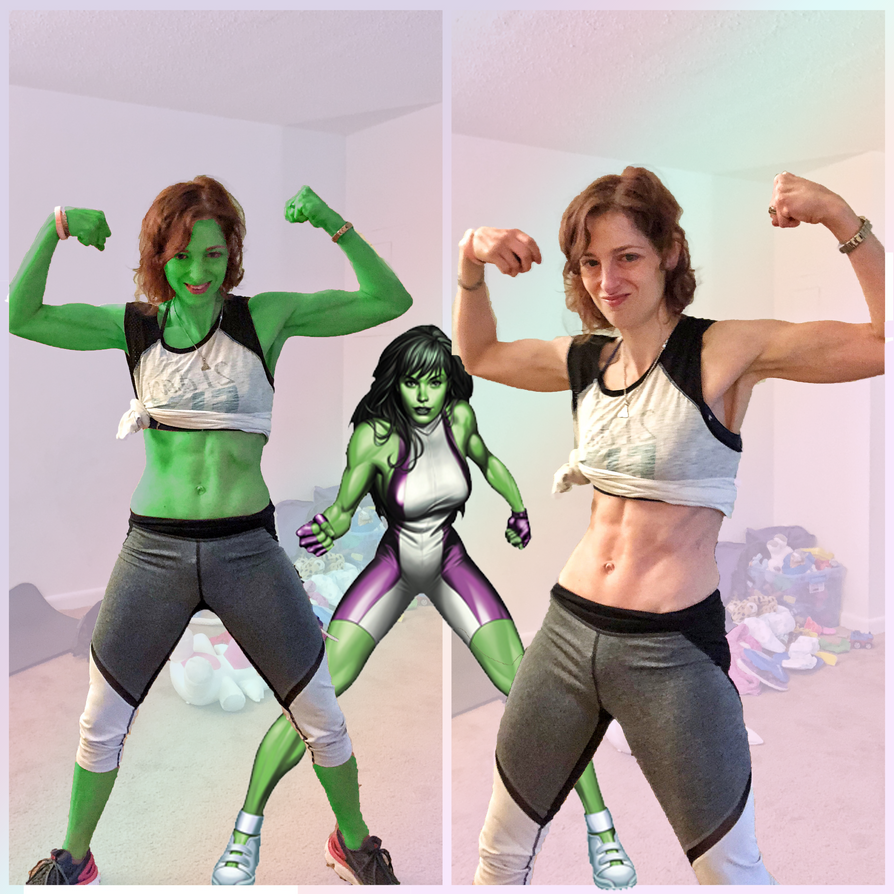 She online hulk cosplay
