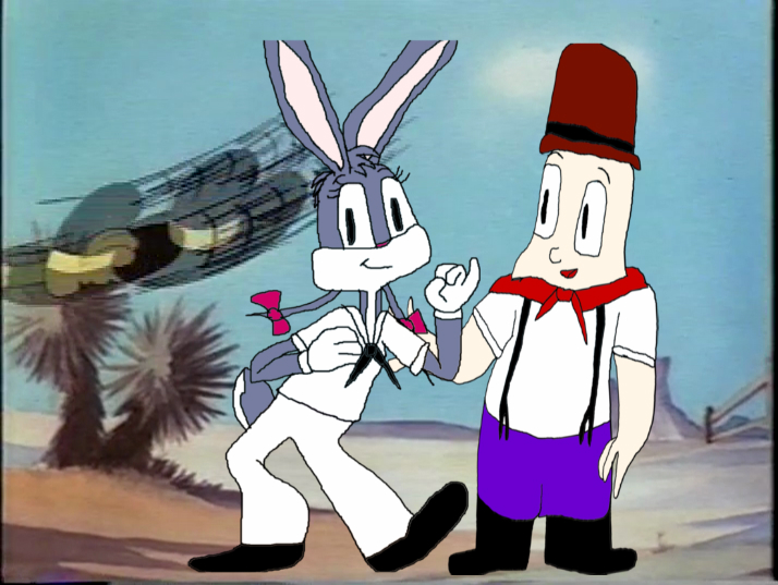 Katie Bunny The Sailor And Elmer Fudd