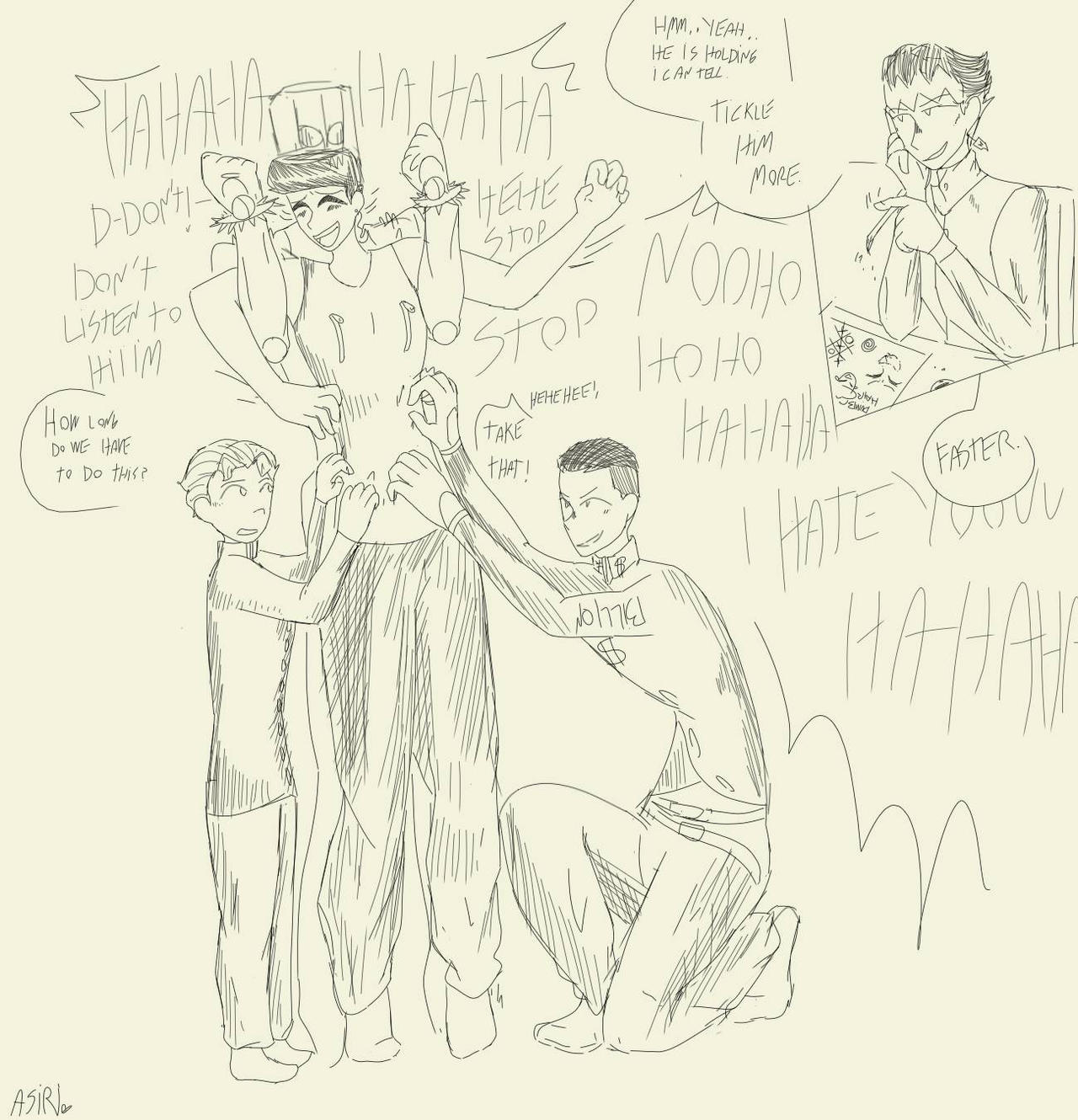 josuke higashikata tickling