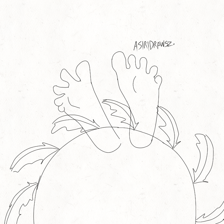 feather feet animation